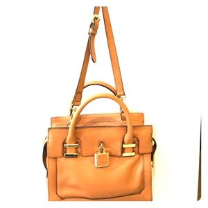 Vince Camuto Leather Crossbody padlock bag